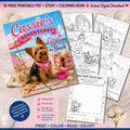 Cassie Goes to the Beach | Printable Story & Coloring Book