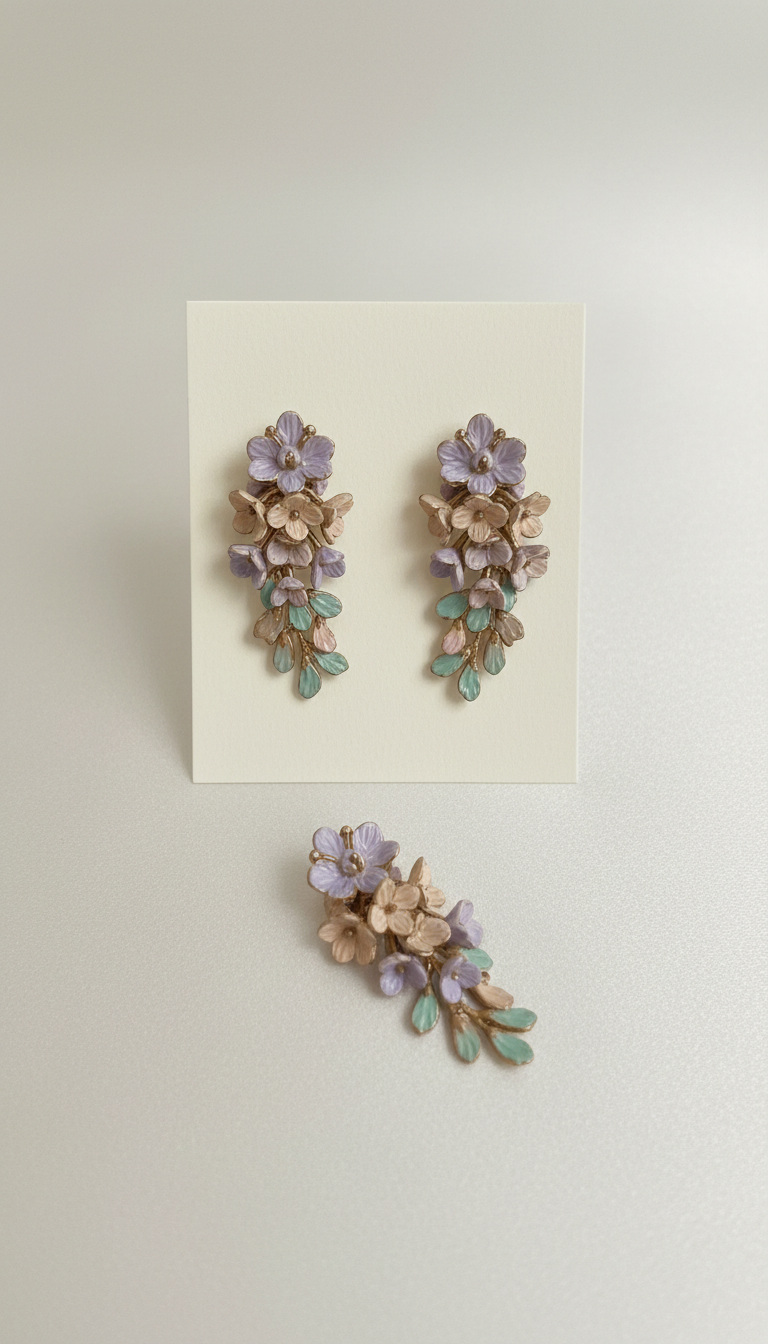 Wisteria Garden Drop Earrings