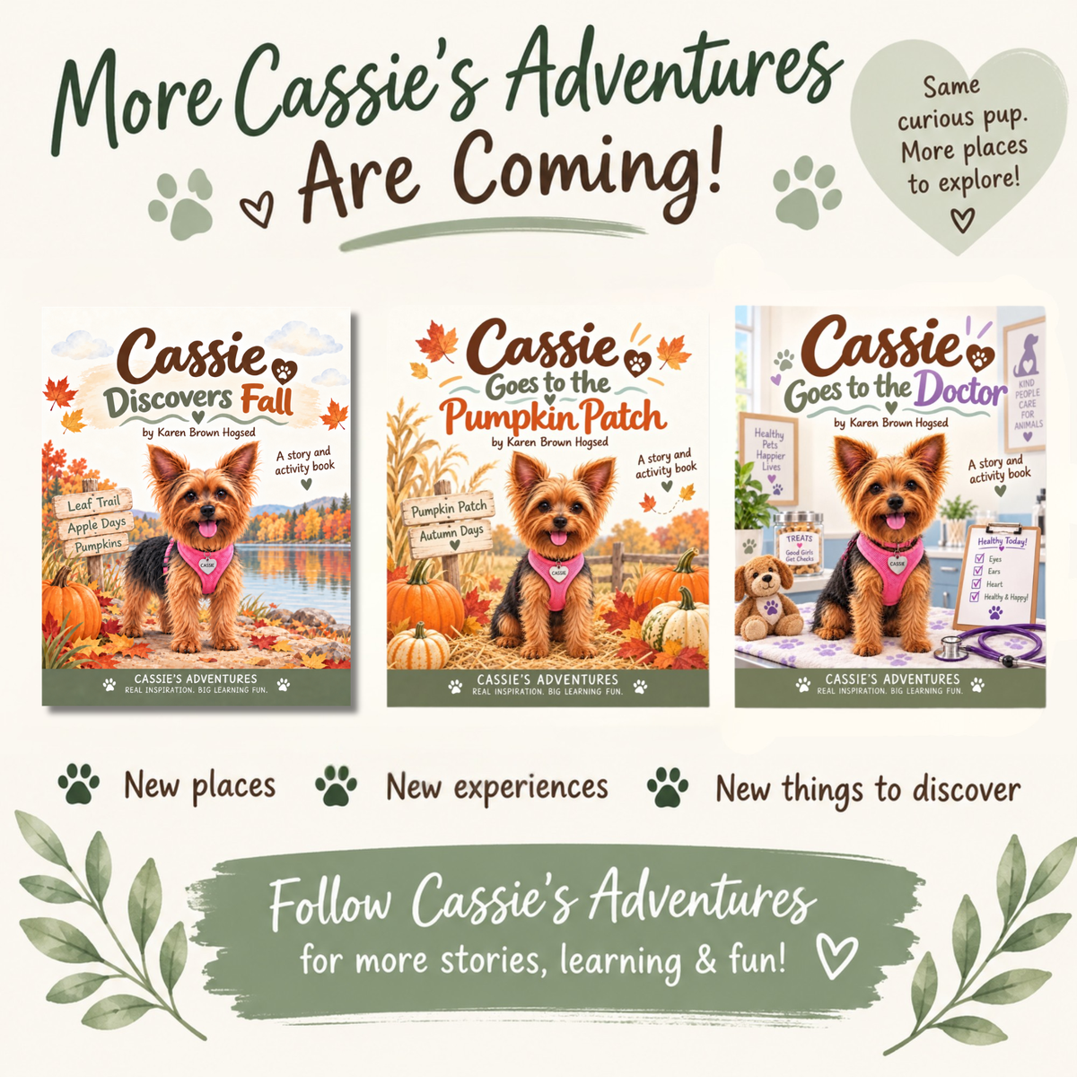 Cassie Goes to the Beach | Printable Story & Coloring Book