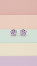 Lavender Mist Stud Earrings