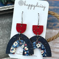 Americana Floral Arden Arch Earrings