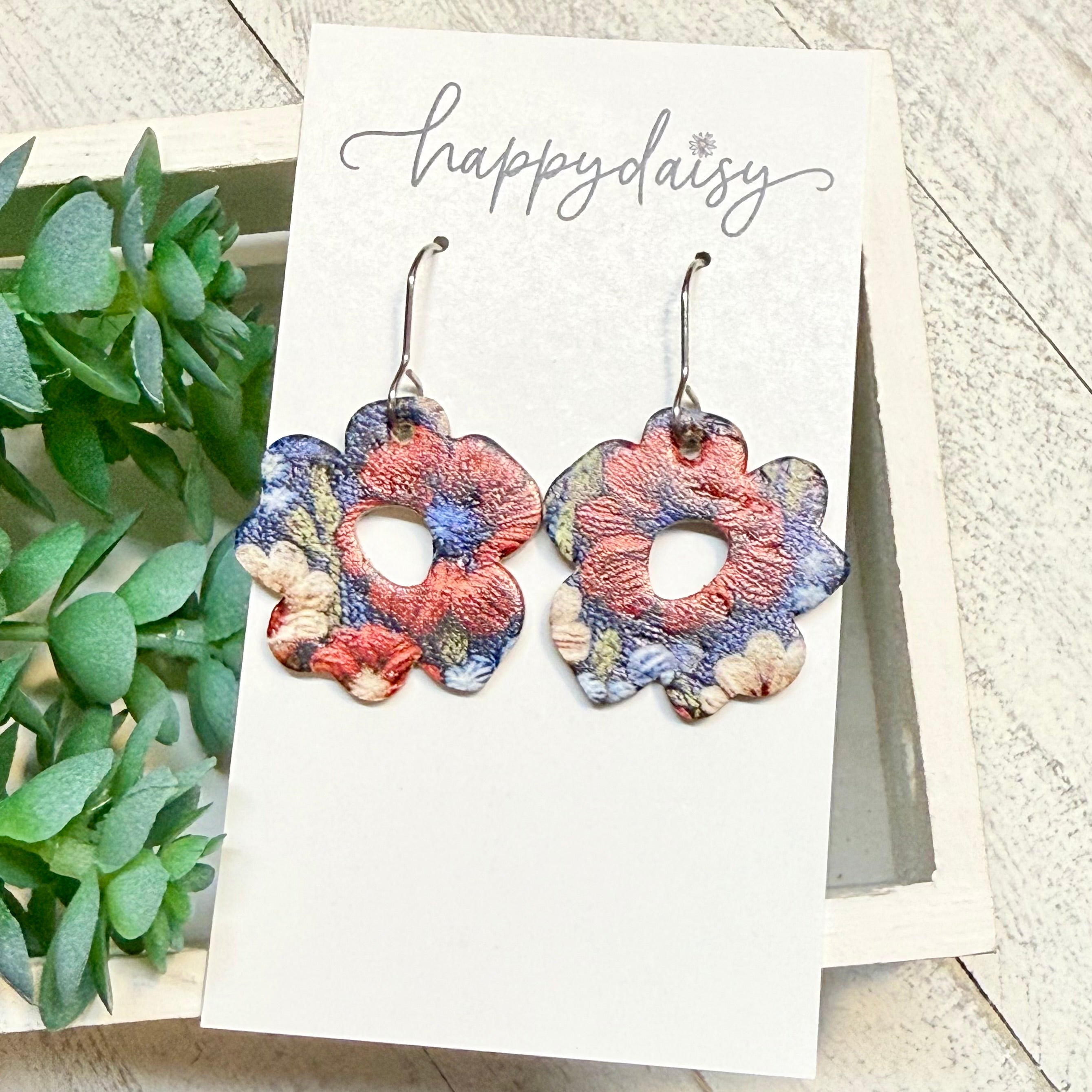 Red White & Bloom Flora Earrings