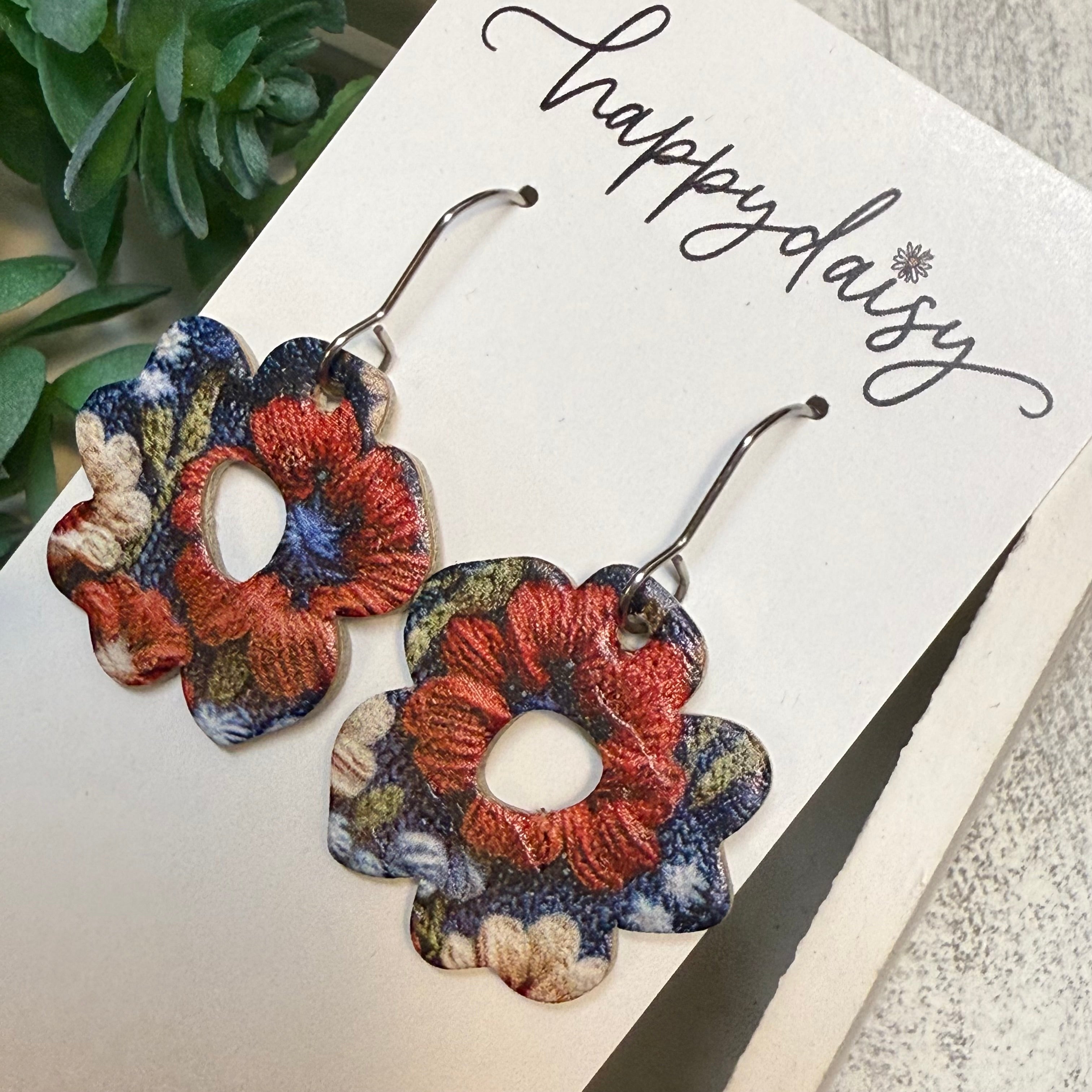 Red White & Bloom Flora Earrings