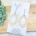 Desert Embossed Suede Savannah Earrings