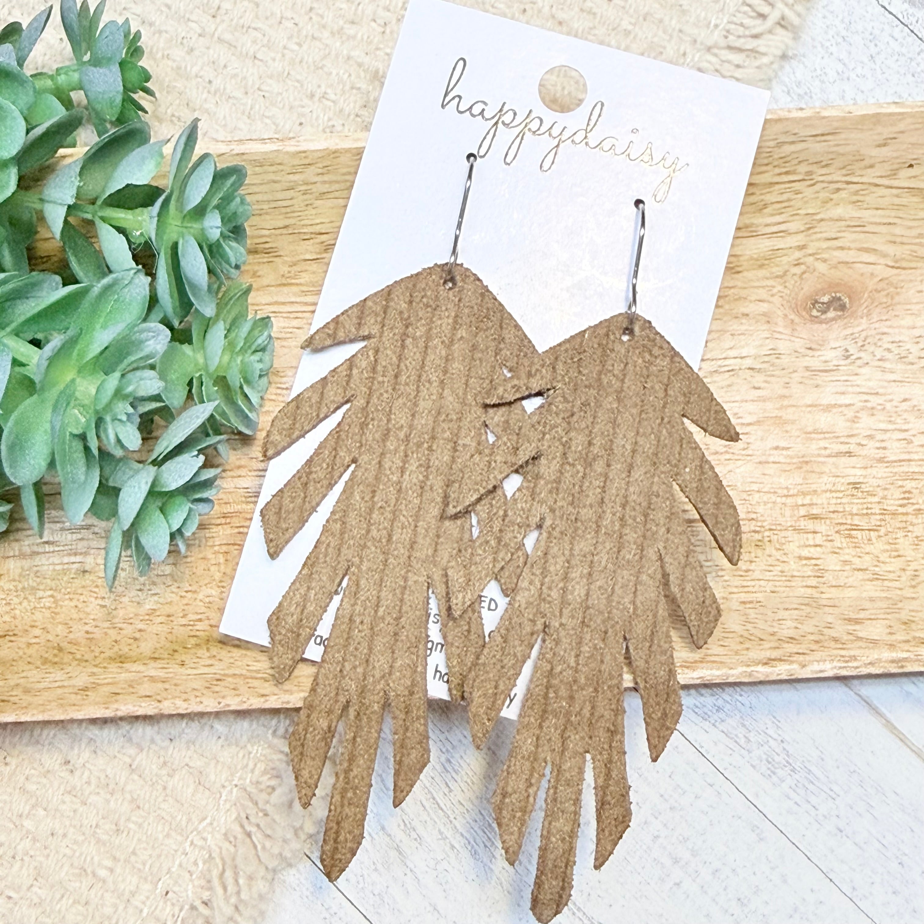 Coffee Marlowe Statement Earrings