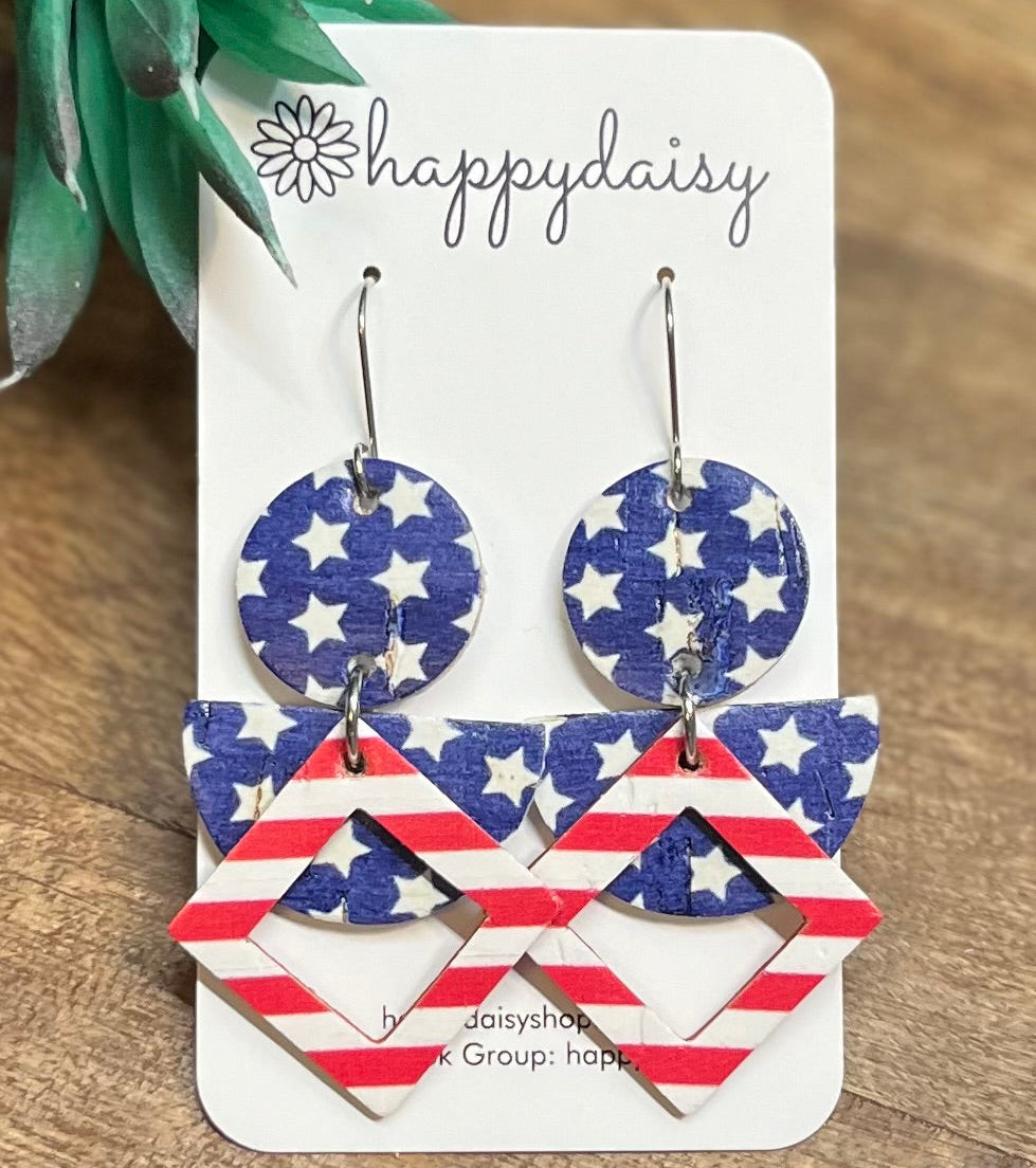 Star-Spangled Axia Earrings
