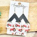 Farm Tractor Dakota Earrings