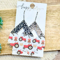 Farm Tractor Dakota Earrings