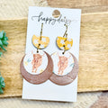 Farm Highland Cow Halo Earrings