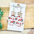 Farm Tractor Luna Earrings