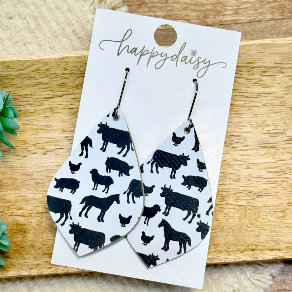 Farm Animal Vale Earrings