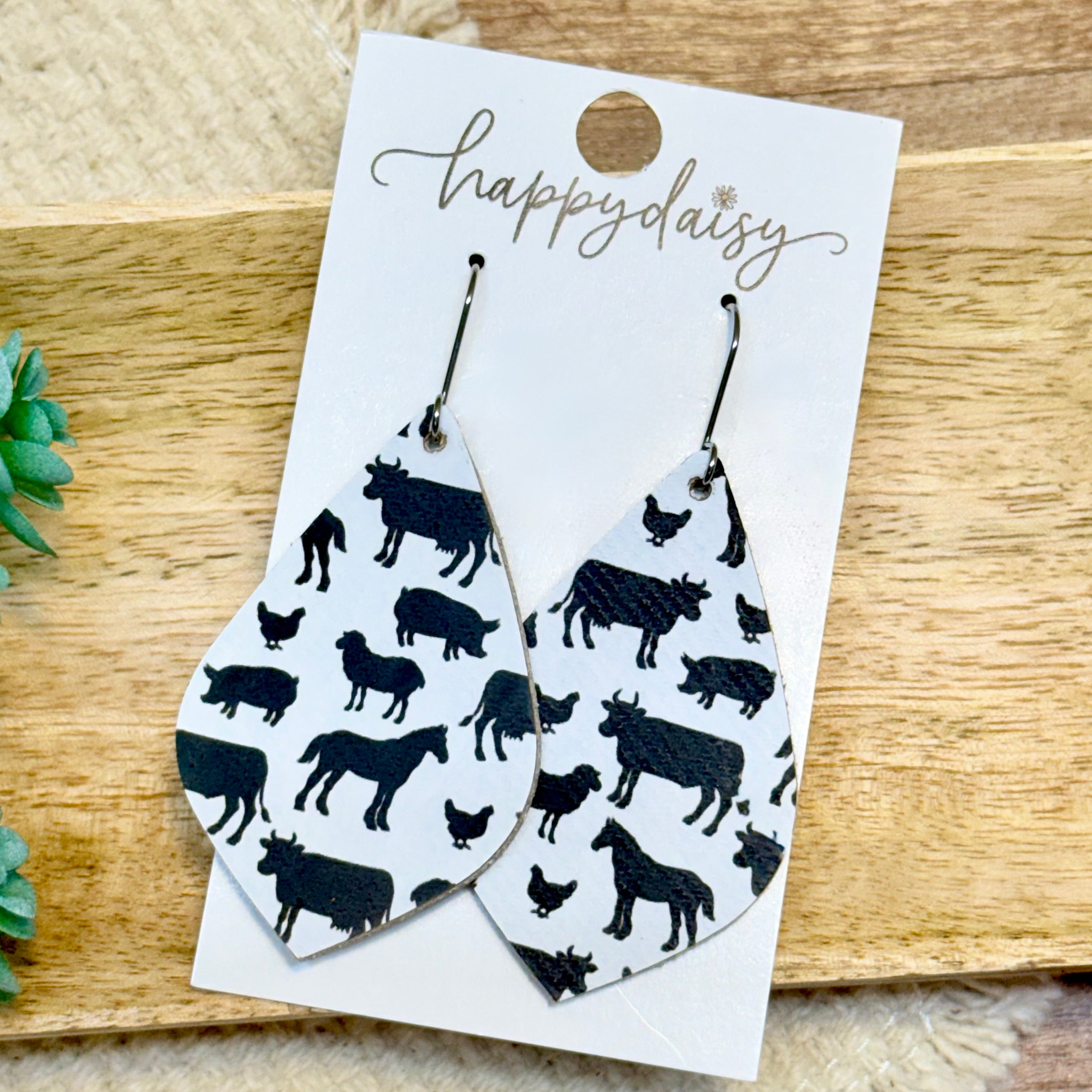 Farm Animal Vale Earrings
