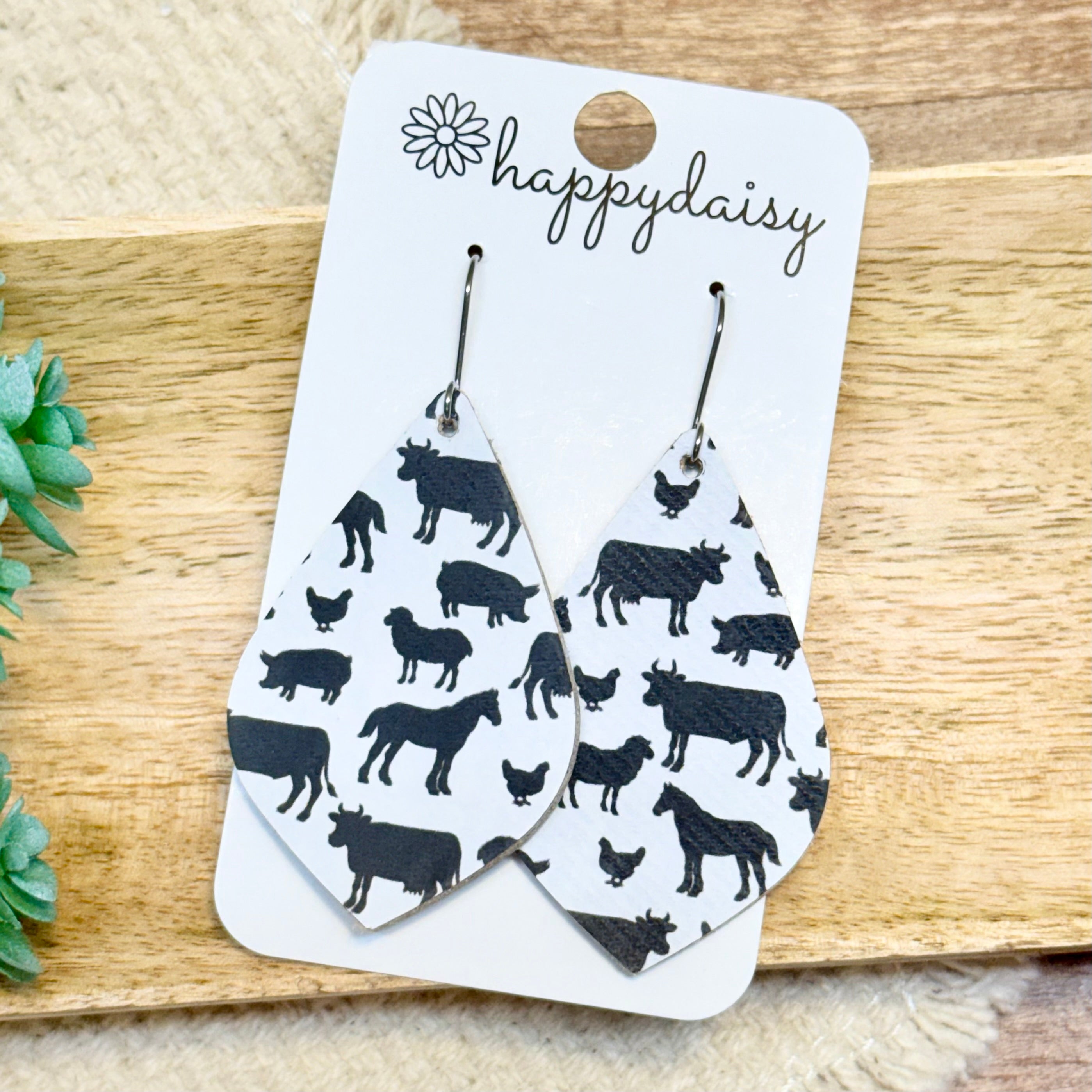 Farm Animal Vale Earrings