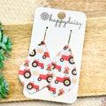 Farm Tractor Vale Earrings