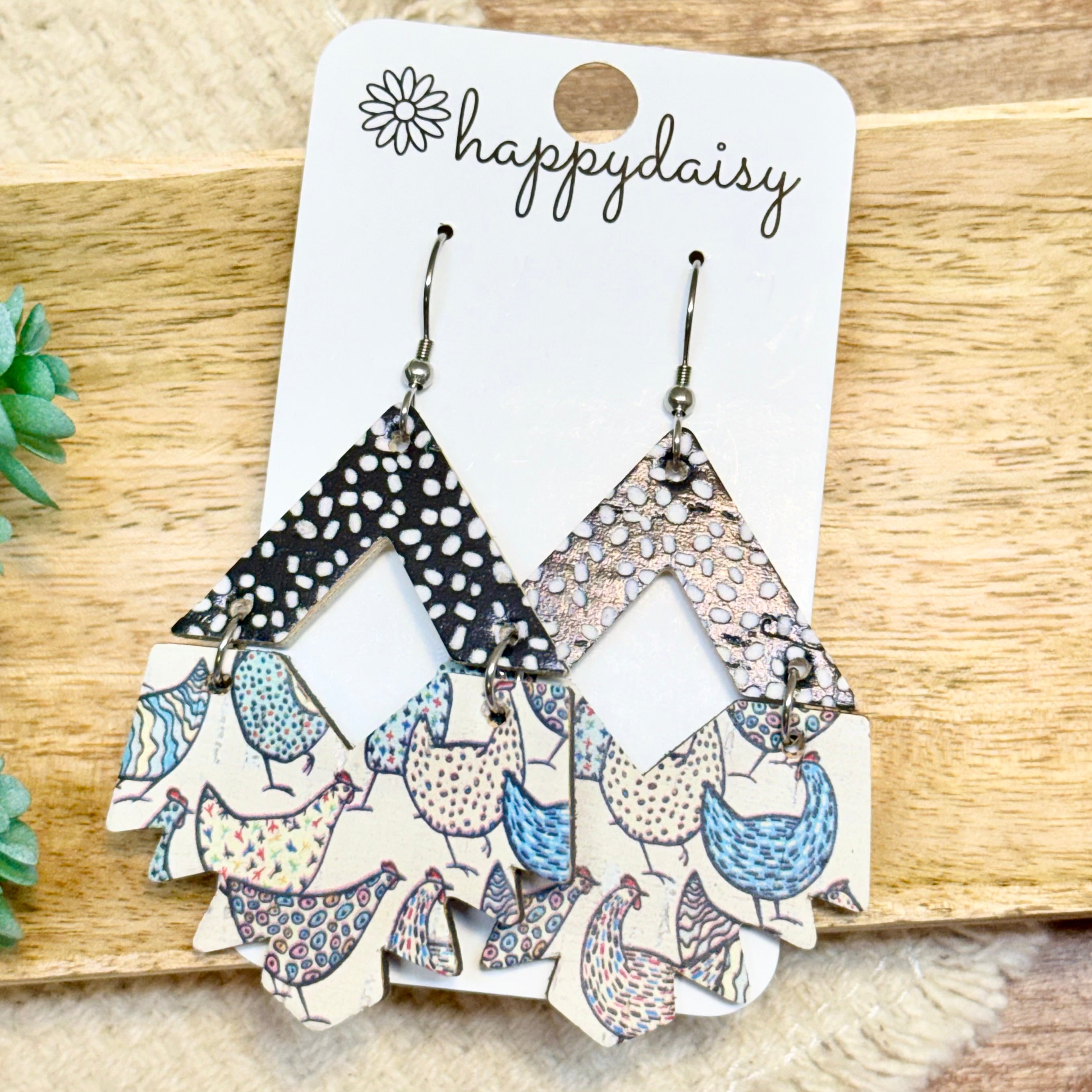 Farm Folk Art Dakota Earrings