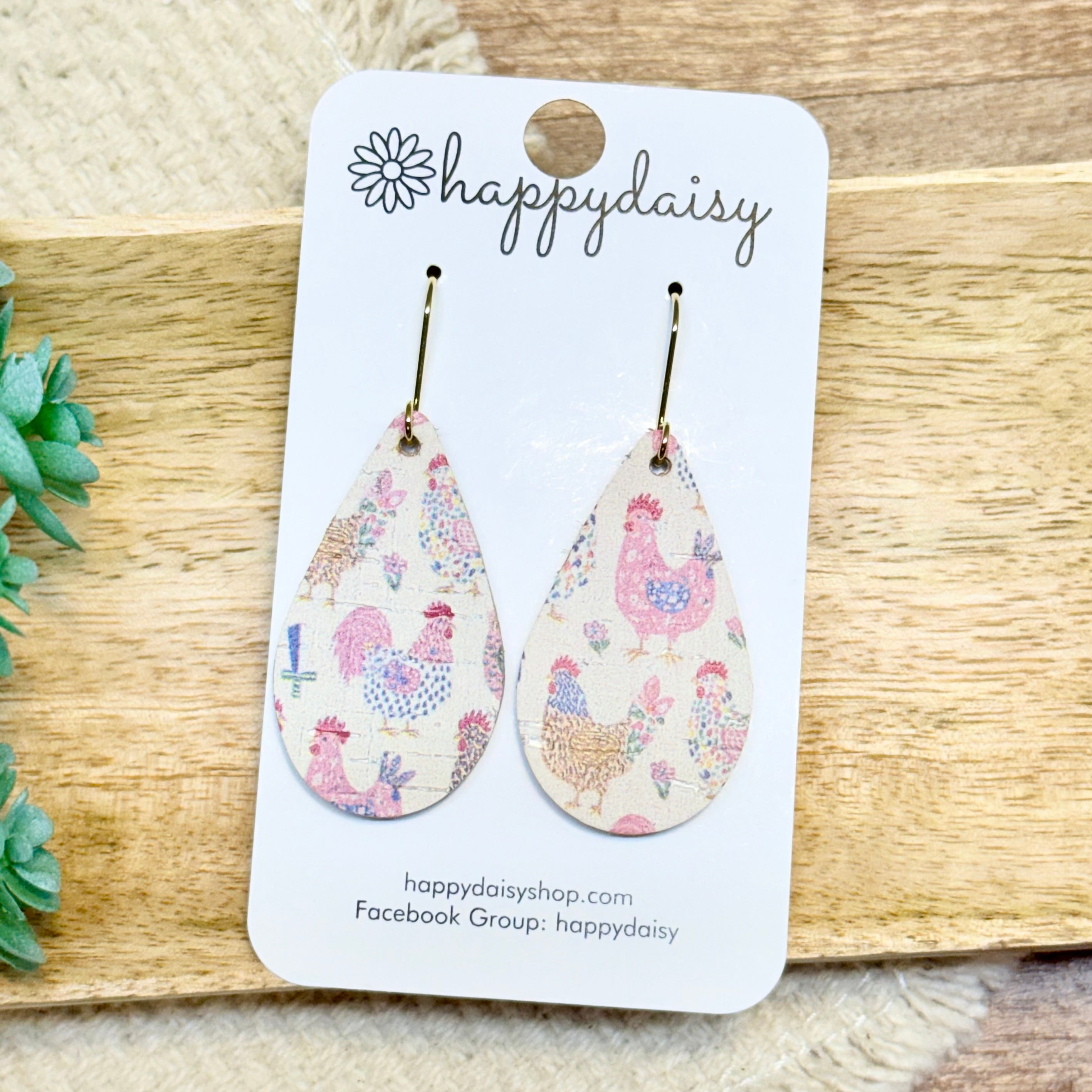 Farm Whimsy Teardrop Earrings