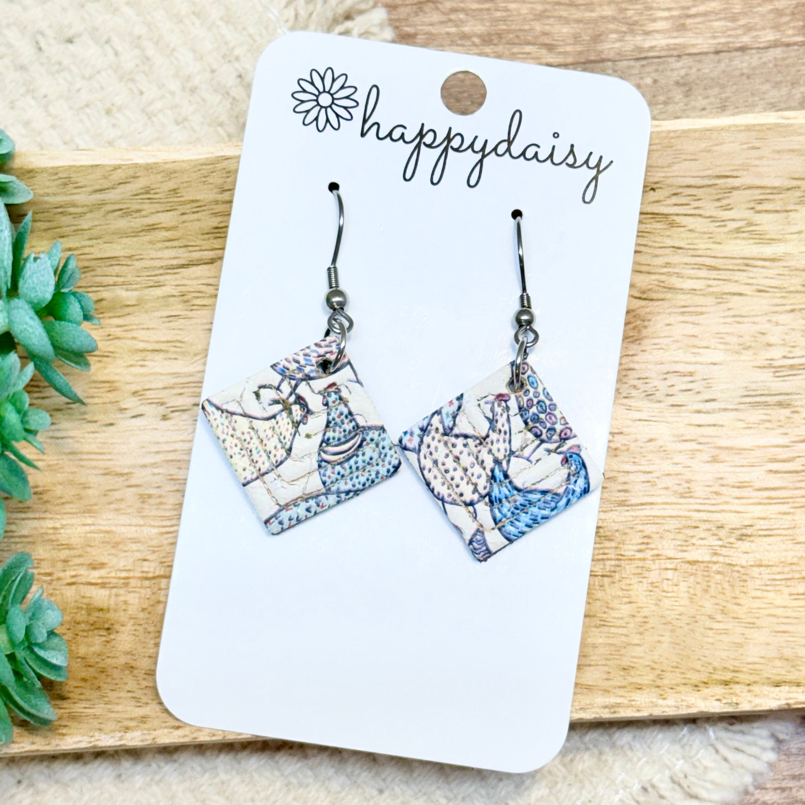 Farm Folk Art Jimmie Earrings
