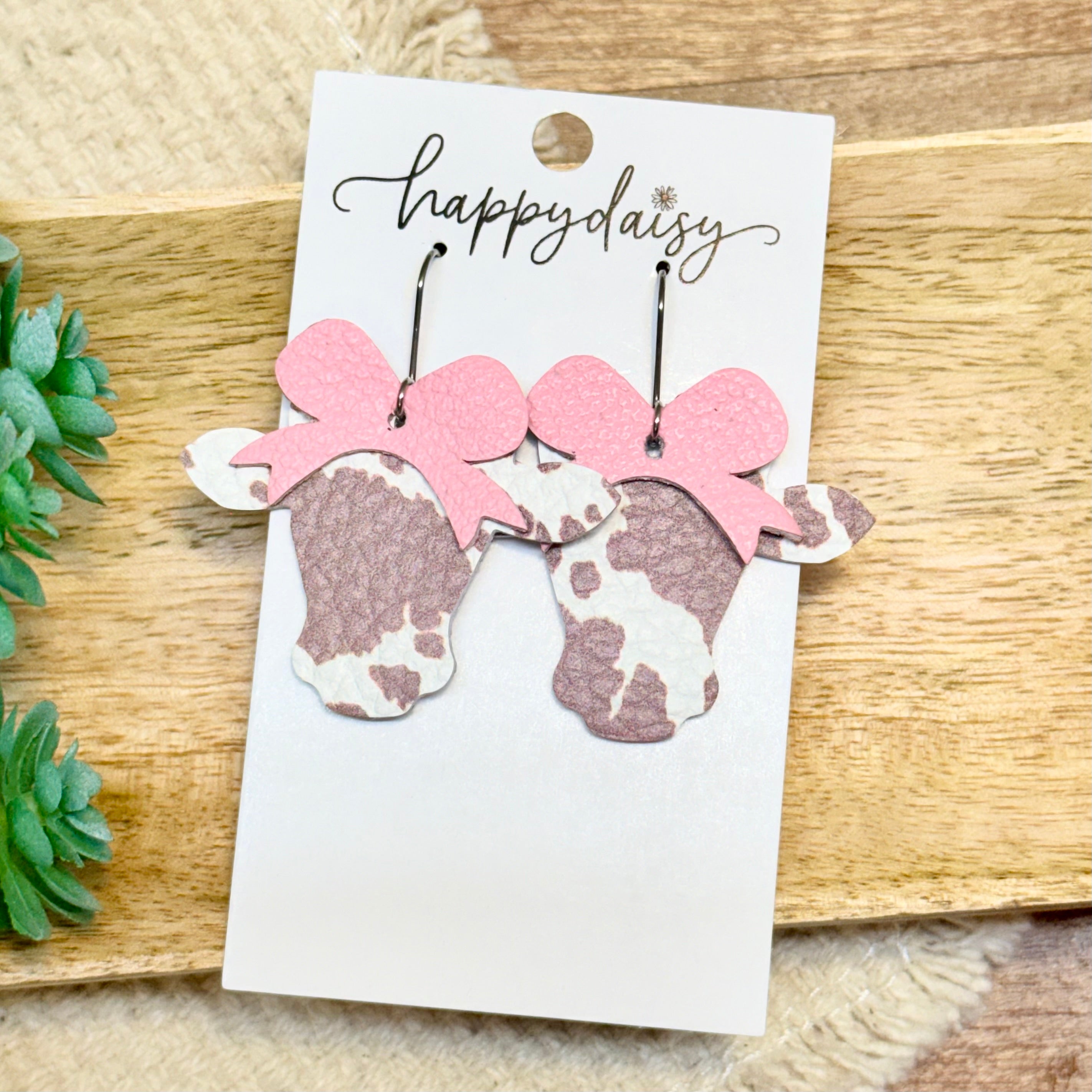 Farm Cow Print Clarabelle Earrings
