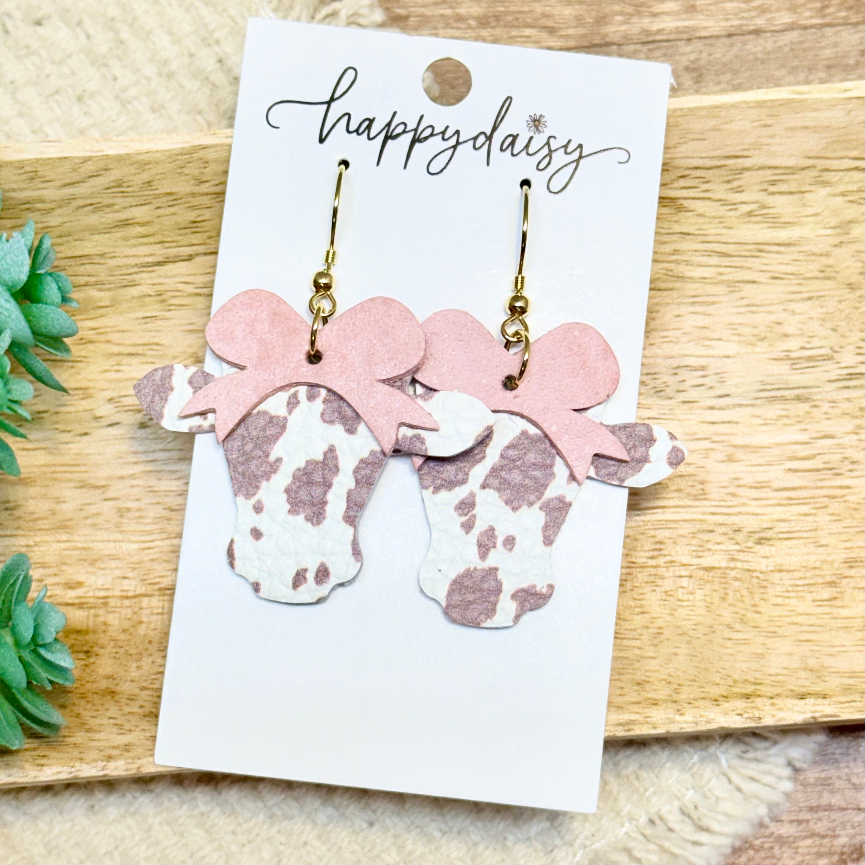 Farm Cow Print Clarabelle Earrings
