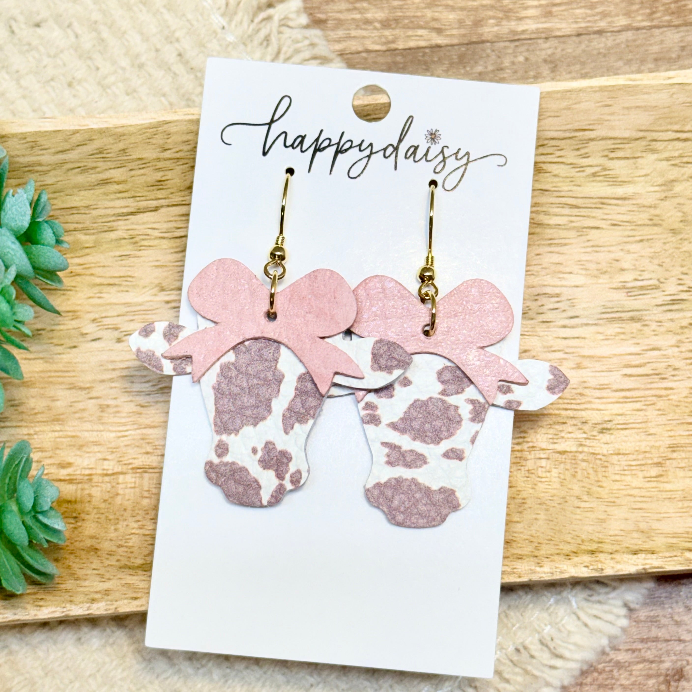 Farm Cow Print Clarabelle Earrings