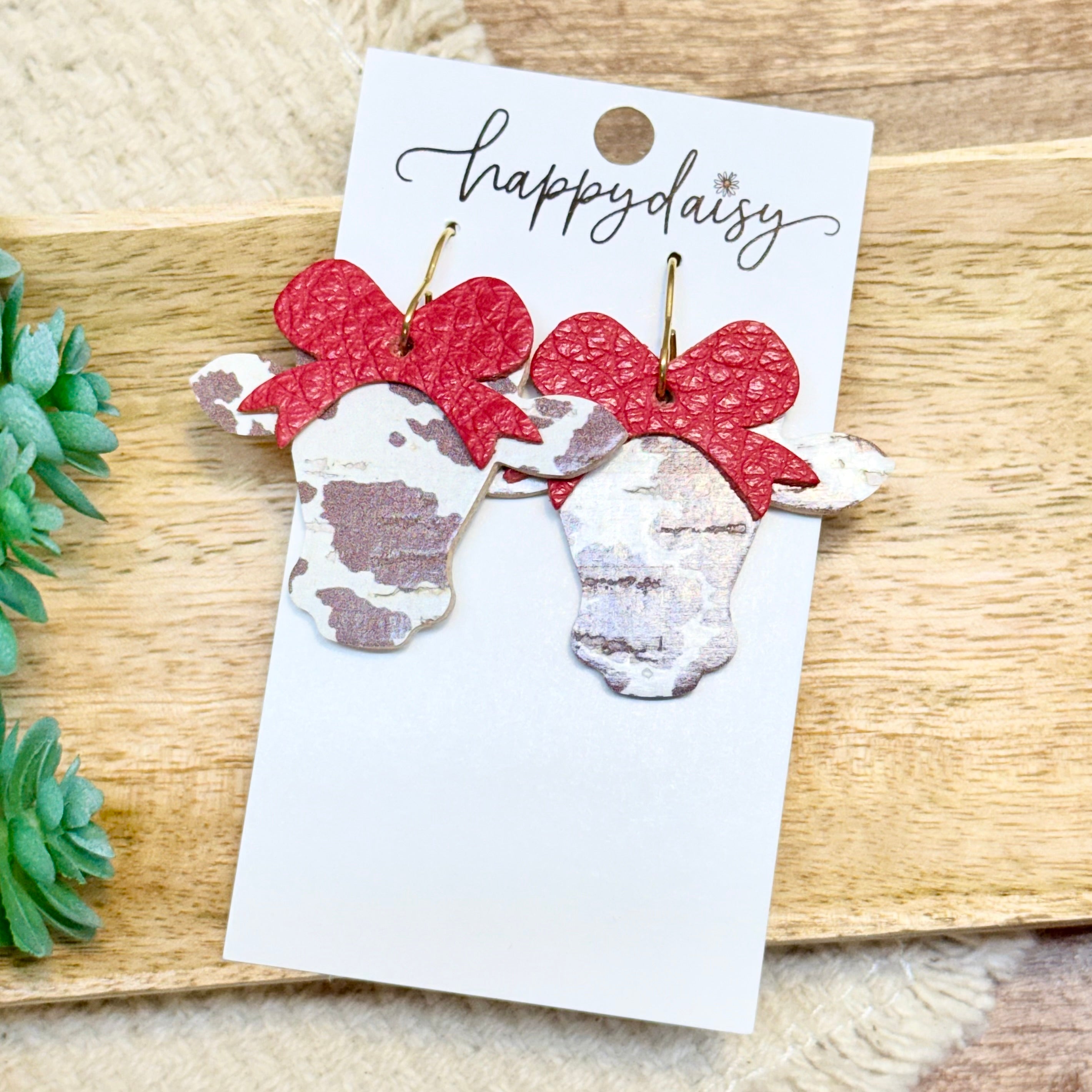 Farm Cow Print Clarabelle Earrings