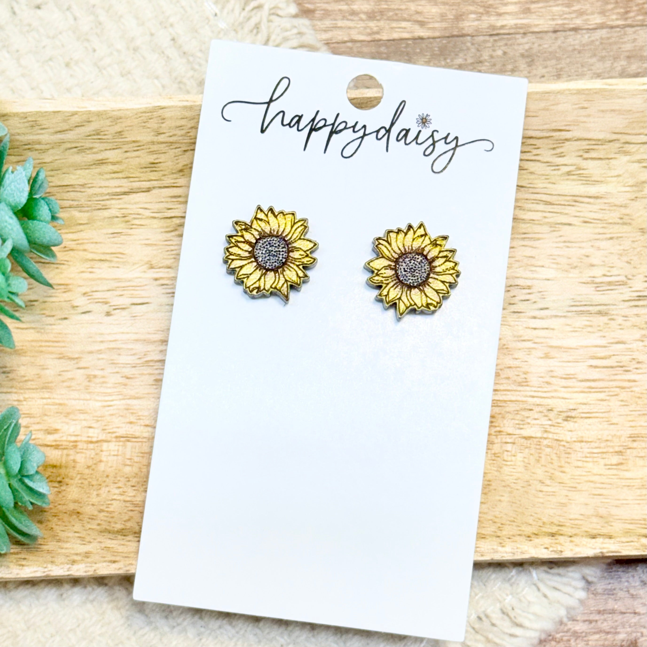 Sunflower Stud Earrings