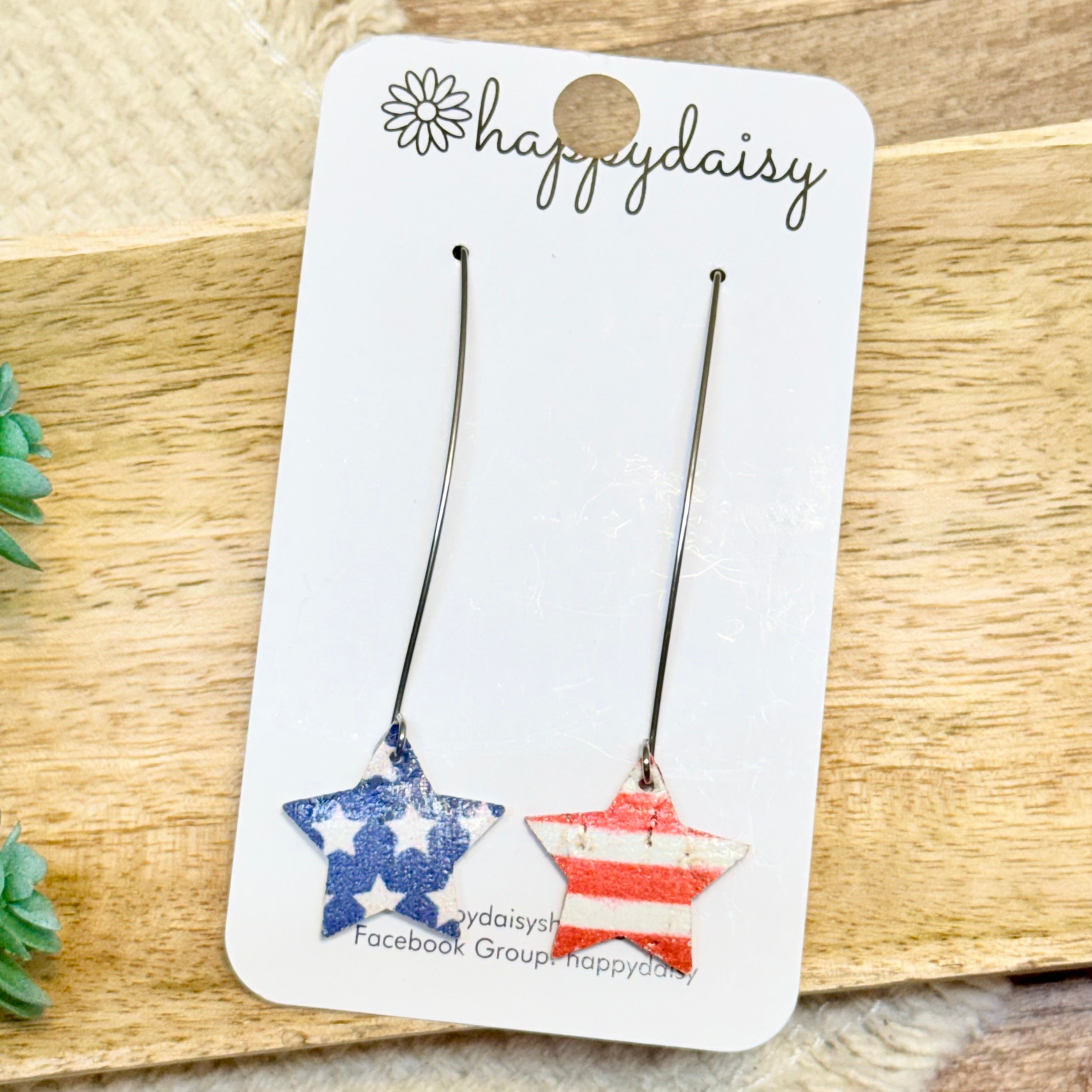 Star-Spangled Star Earrings