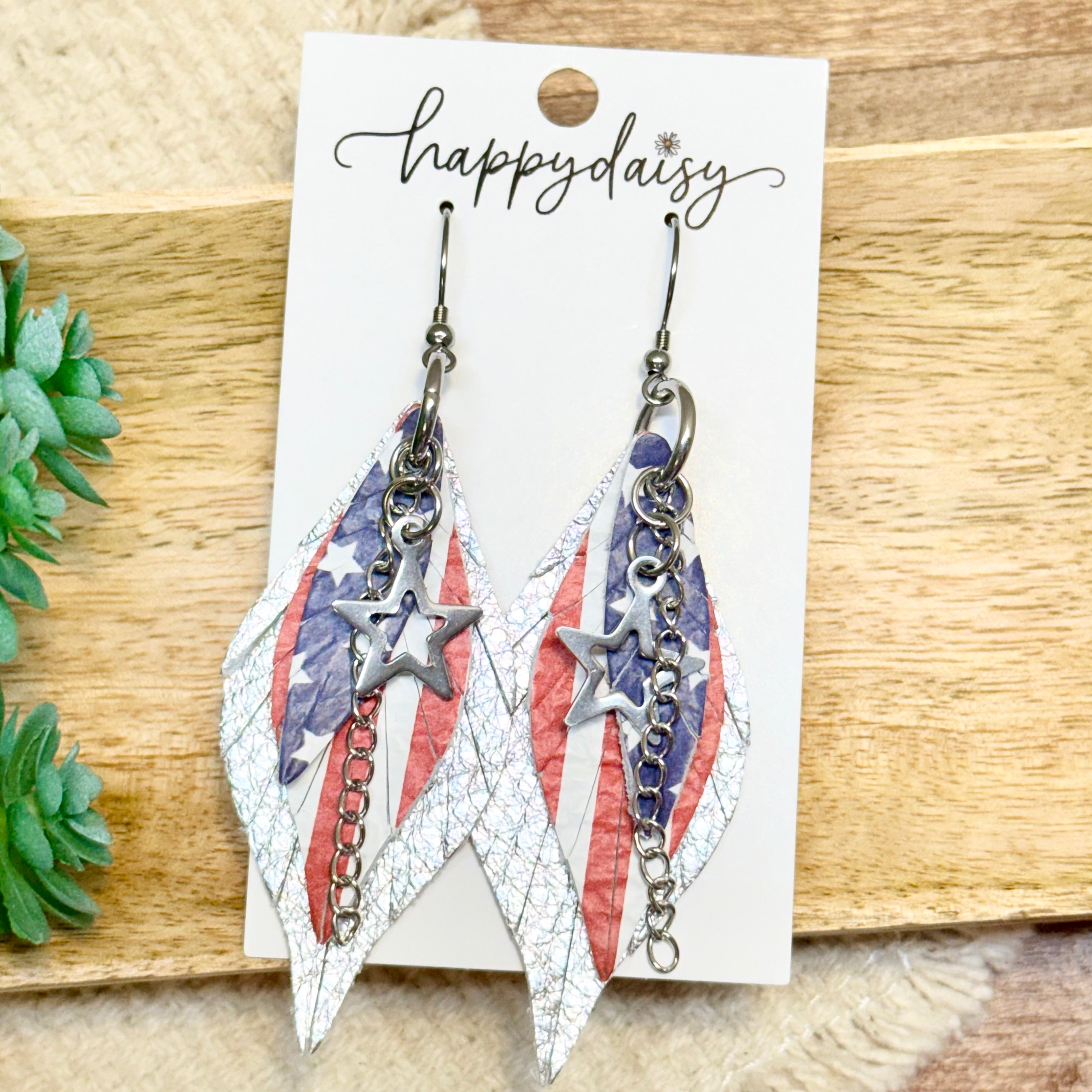 Star-Spangled Gladys Earrings