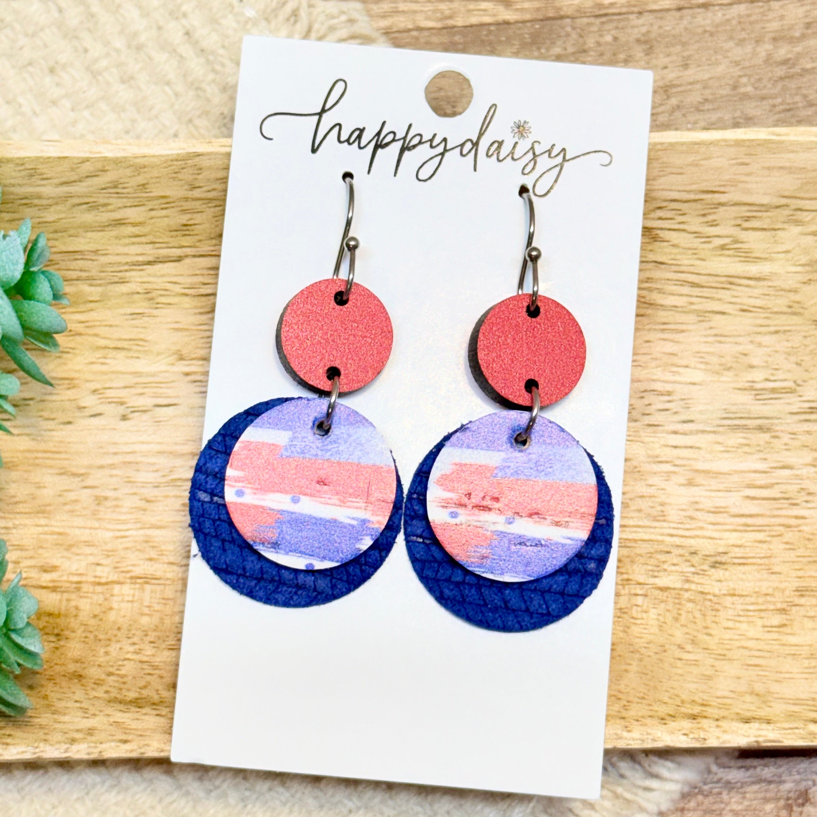 Freedom Splash Halo Earrings