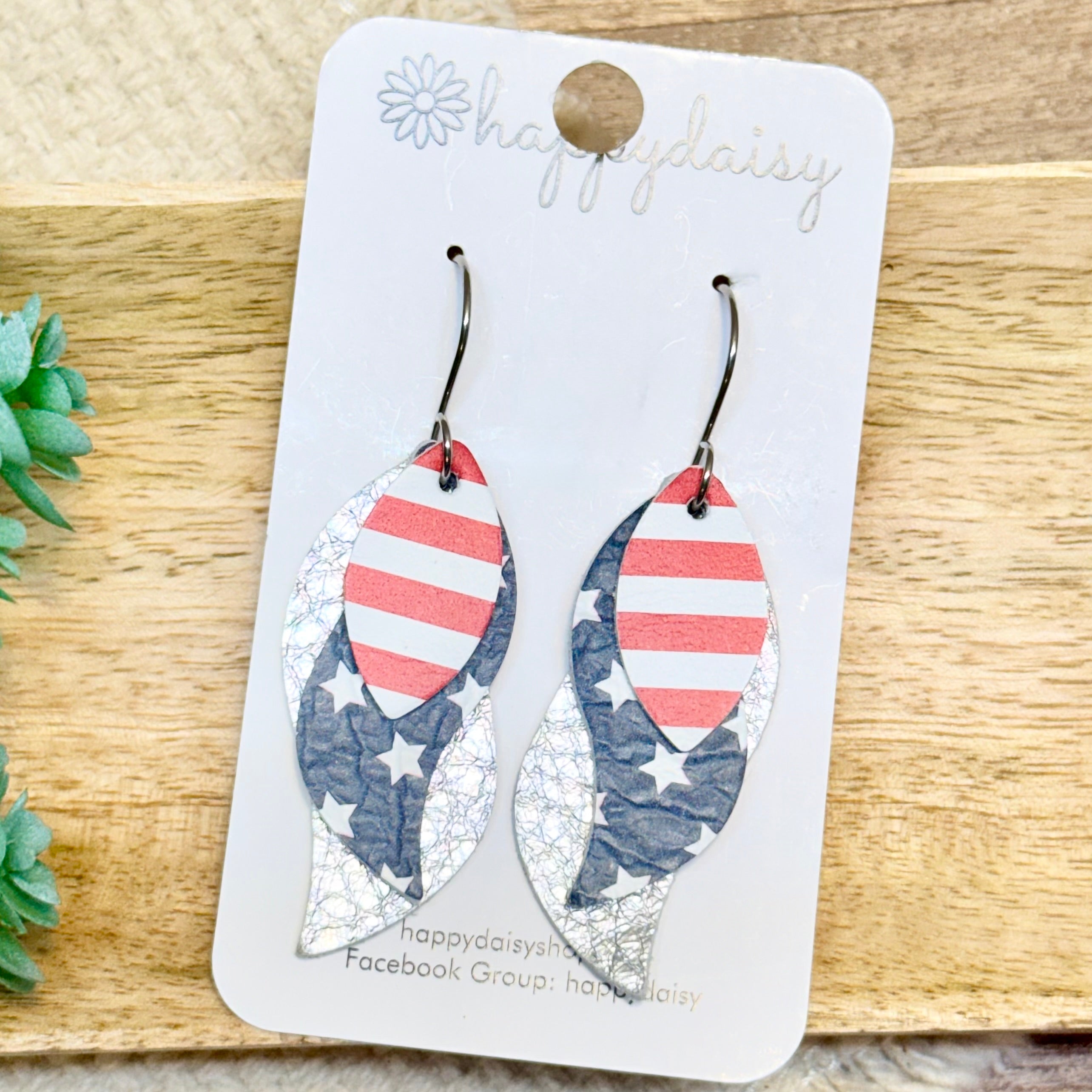 Star-Spangled Lyric Earrings
