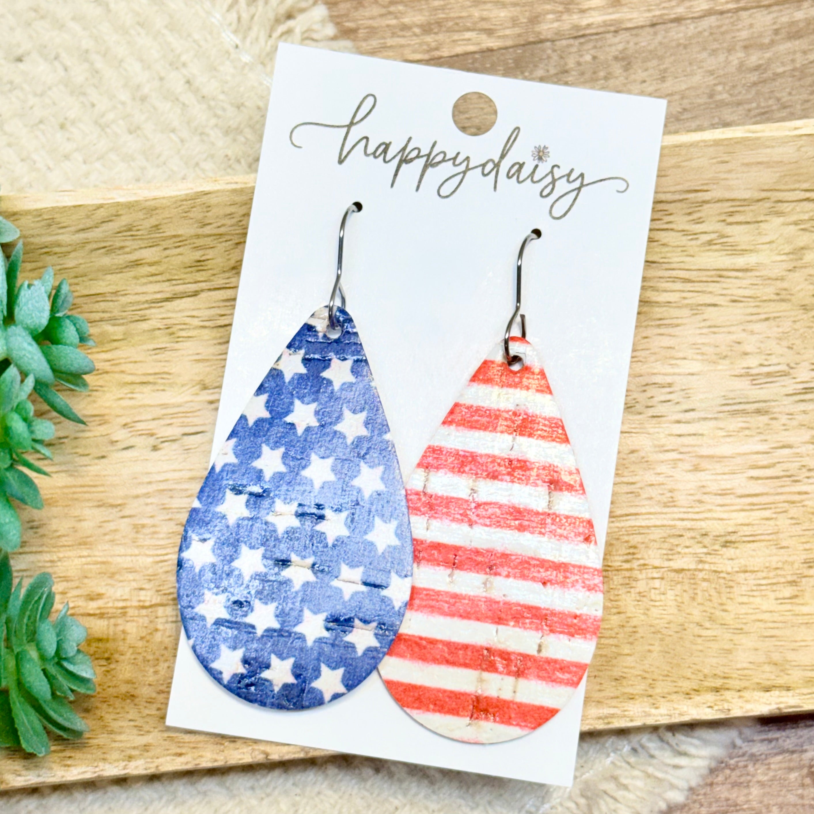 Star-Spangled Teardrop Earrings