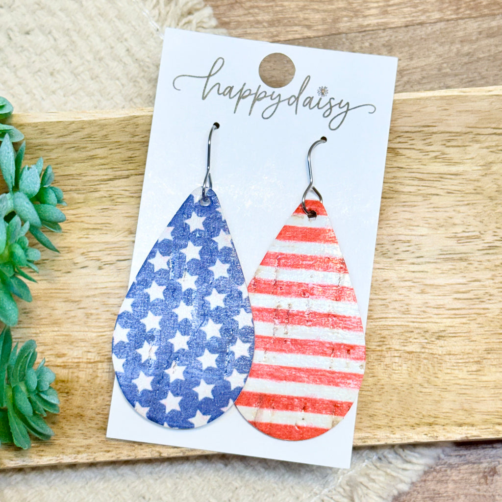 Star-Spangled Teardrop Earrings
