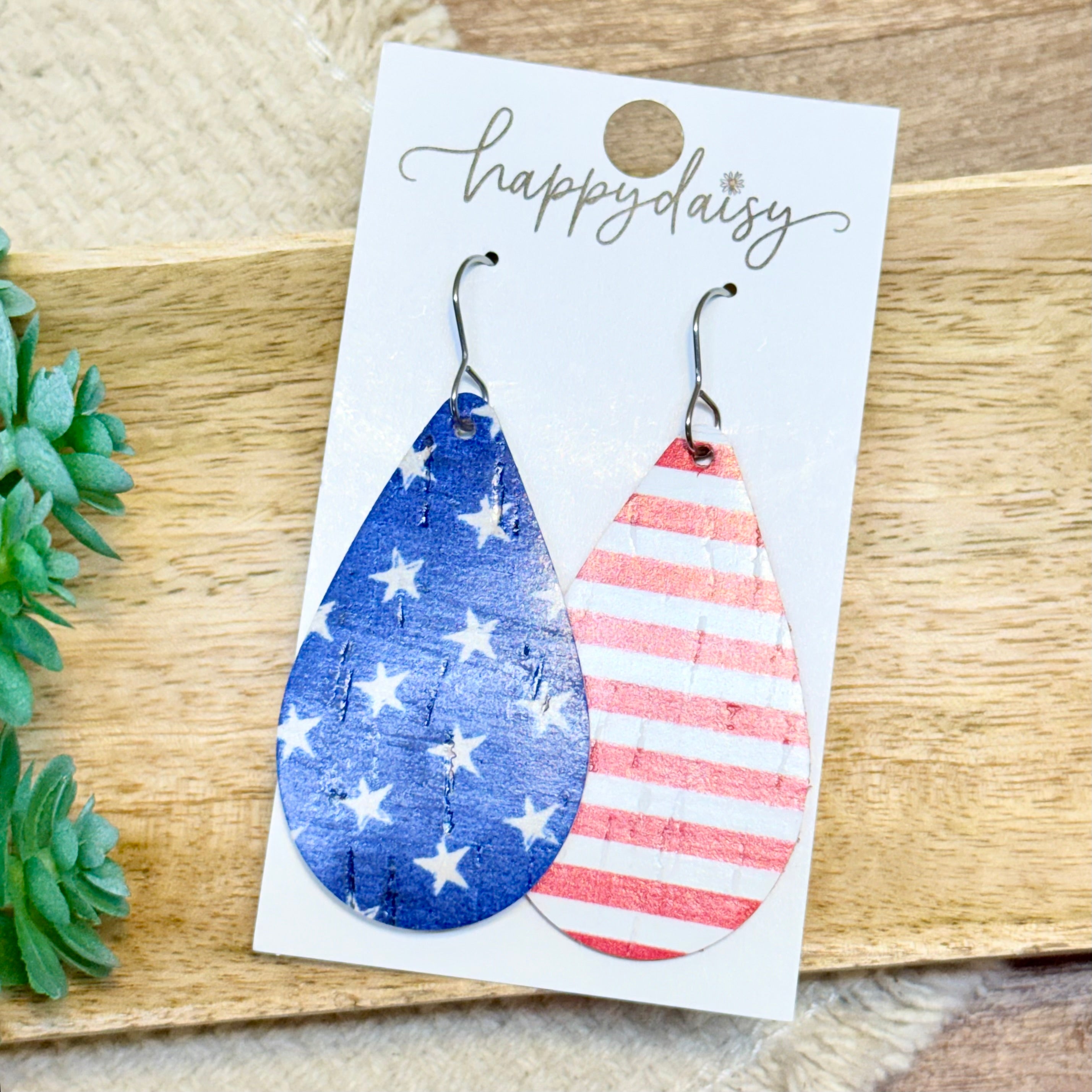 Star-Spangled Teardrop Earrings