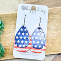 Star-Spangled Layered Teardrop Earrings