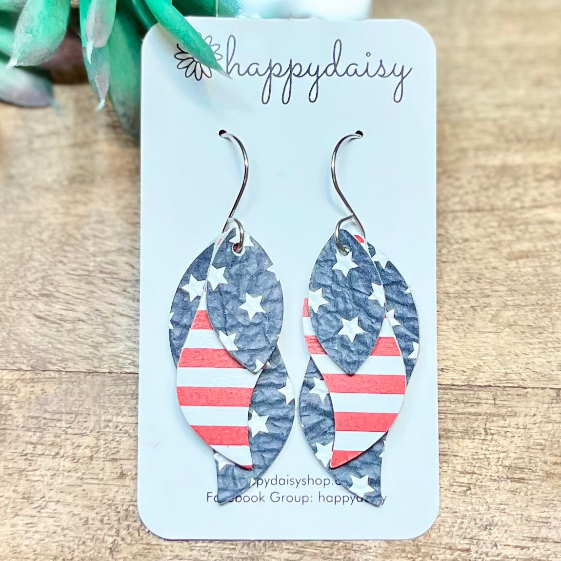 Star-Spangled Lyric Earrings