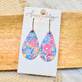 Maui Floral Teardrop Earrings