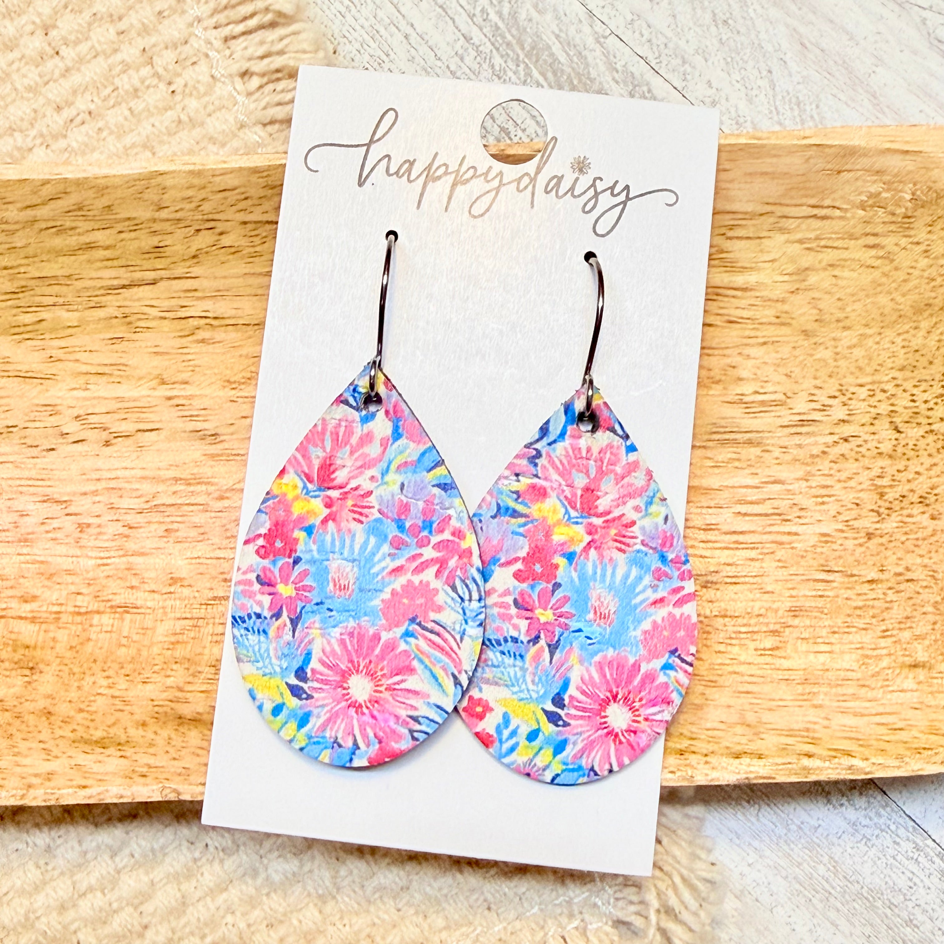 Maui Floral Teardrop Earrings