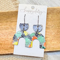Tropical Sketch Arlow Arch Earrings