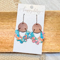 Tropical Garden Lila Earrings