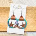 Coastal Shells Hoop Earrings