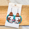 Coastal Shells Hoop Earrings