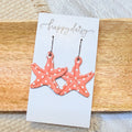 Coral Starfish Earrings