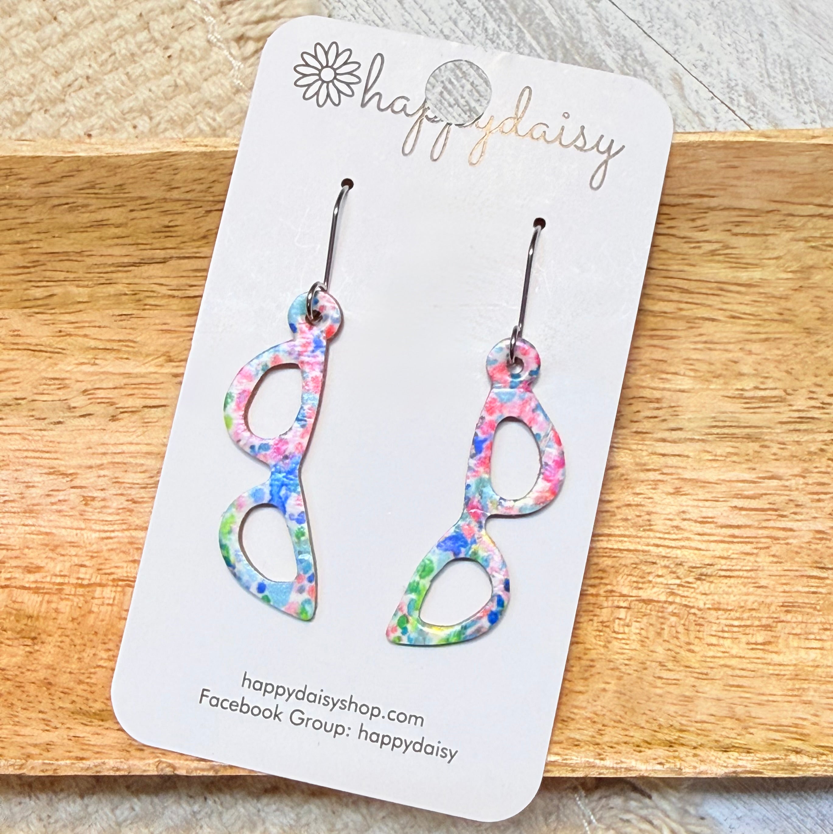 Summer Eye Glasses Earrings