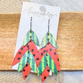 Watermelon Wisteria Earrings