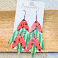 Watermelon Wisteria Earrings