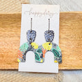 Tropical Sketch Arlow Arch Earrings