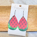 Watermelon Pool Beach Teardrop Earrings