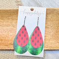 Watermelon Pool Beach Teardrop Earrings