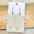 Monstera Leaf Earrings
