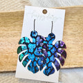 Monstera Leaf Earrings